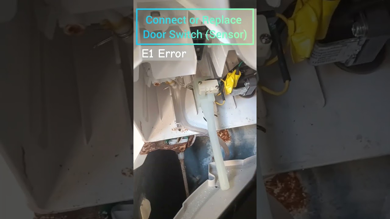 E1 Error Troubleshooting Top Load Washing machine #washingmachinerepair #e1error #errorcode #door