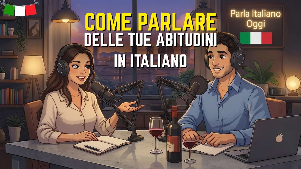 Daily Habits in Italian | Easy Conversation for Complete Beginners #italianpodcast