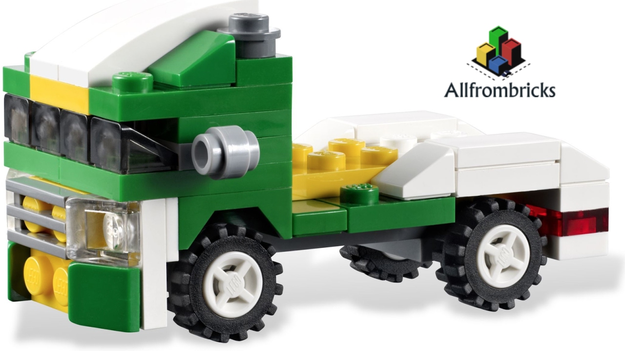 Lego Creator 6910 Mini Sports Car (Flatbed truck v3) 4K