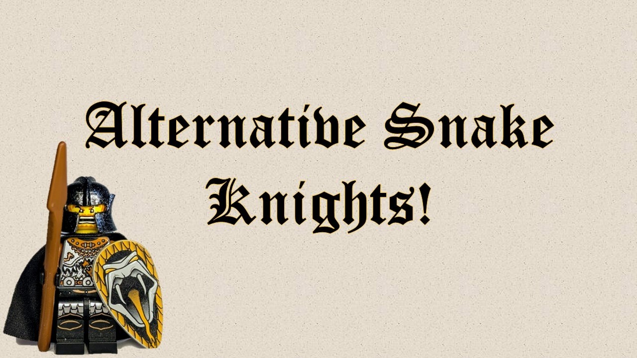 I Made My Own LEGO Snake Knight Faction! ⚔️ (How'd I do?)