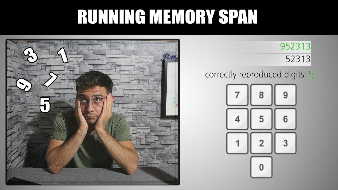 Running memory span | DLR modül RMS