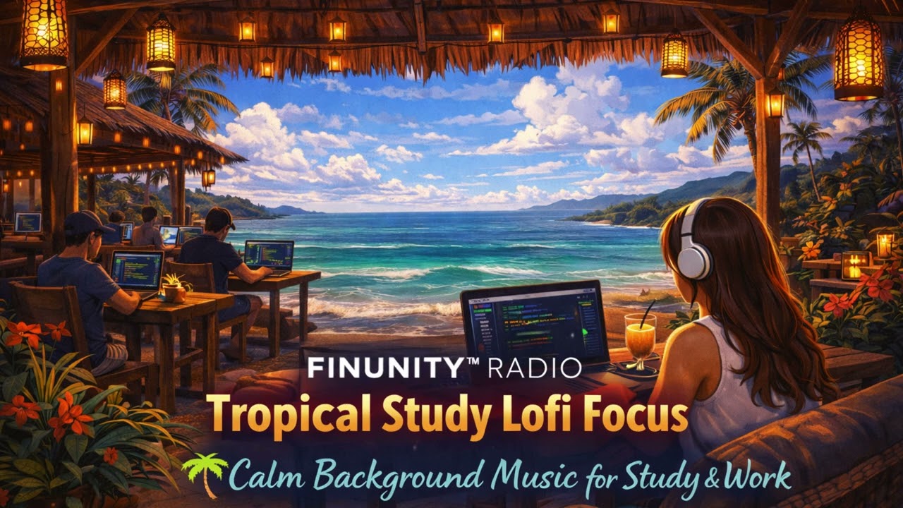 📚TROPICAL STUDY LOFI FOCUS | FINUNITY™ RADIO #HEAVENLYLOFI #DREAMSCAPELOFI #LOFIDREAM