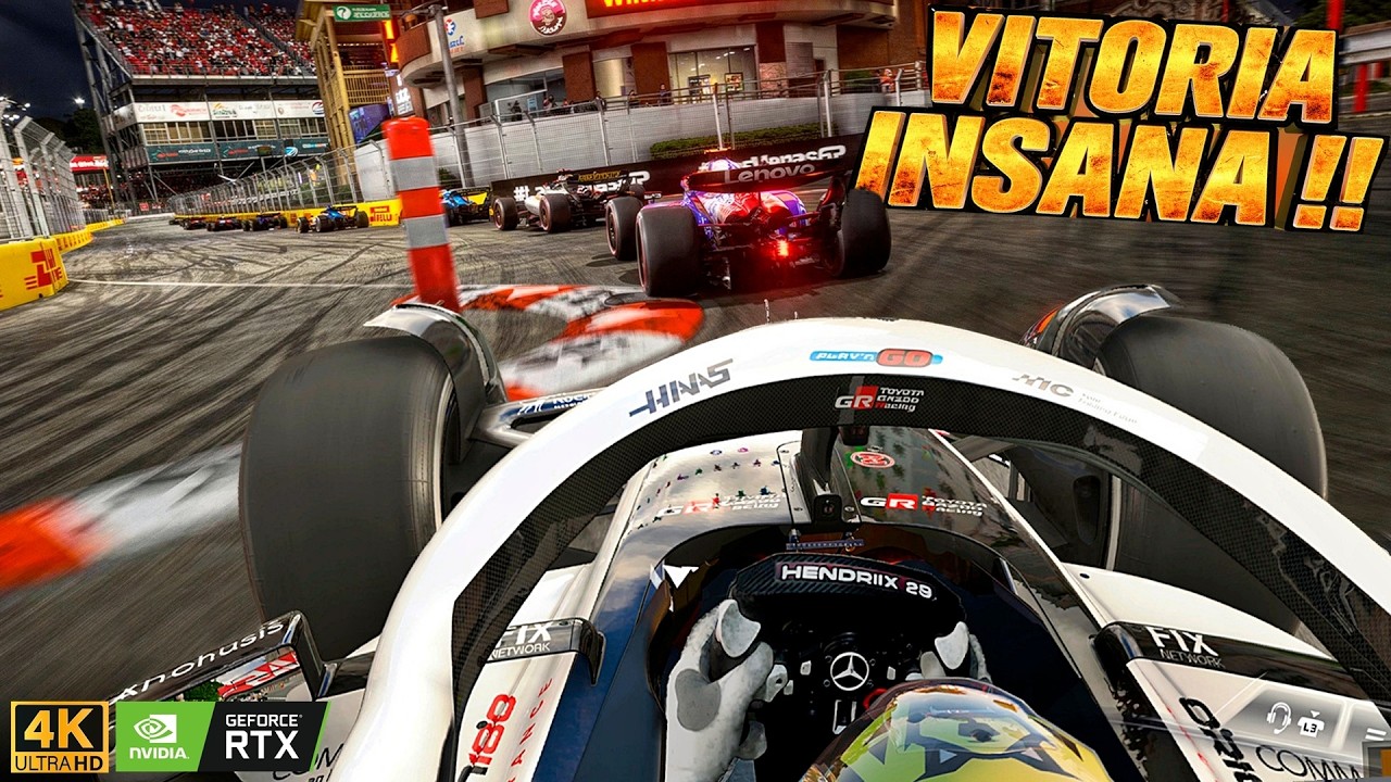 A MAIOR VITÓRIA DA TEMPORADA! 🏆💥| Modo Carreira (Ultra Realista) F1 26 MOD