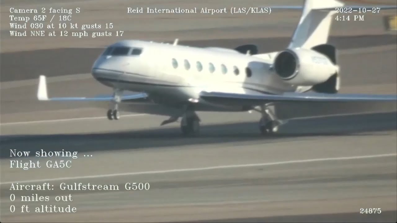 Gulfstream landings (love those thrust reversers)
