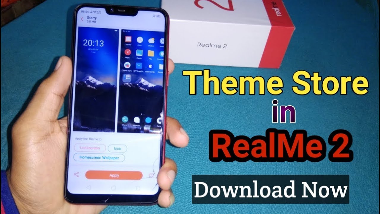 How to Download Theme Store in RealMe 2 (Free) Unlimited Themes & Wallpapers