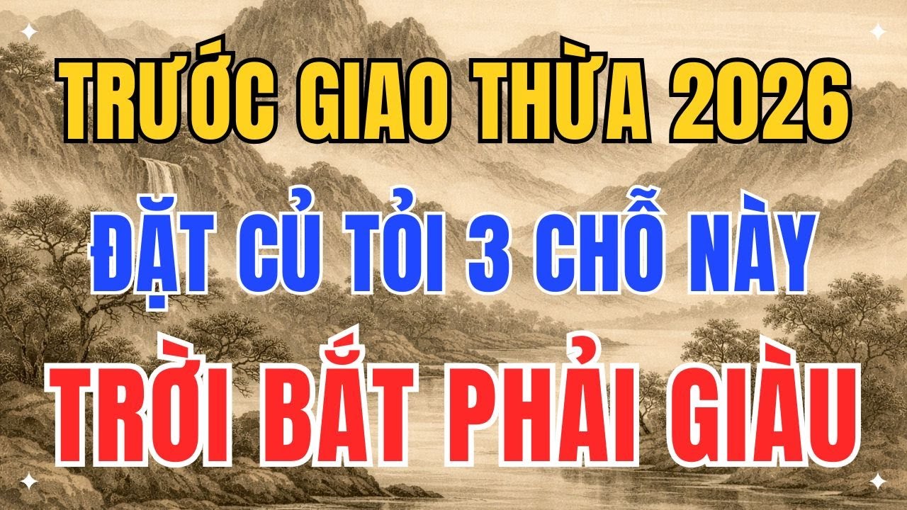 Bí Mật Ít Người Biết: Trước Giao Thừa Đặt 3 Củ Tỏi Ở Đây, Tiền Về Không Thoát