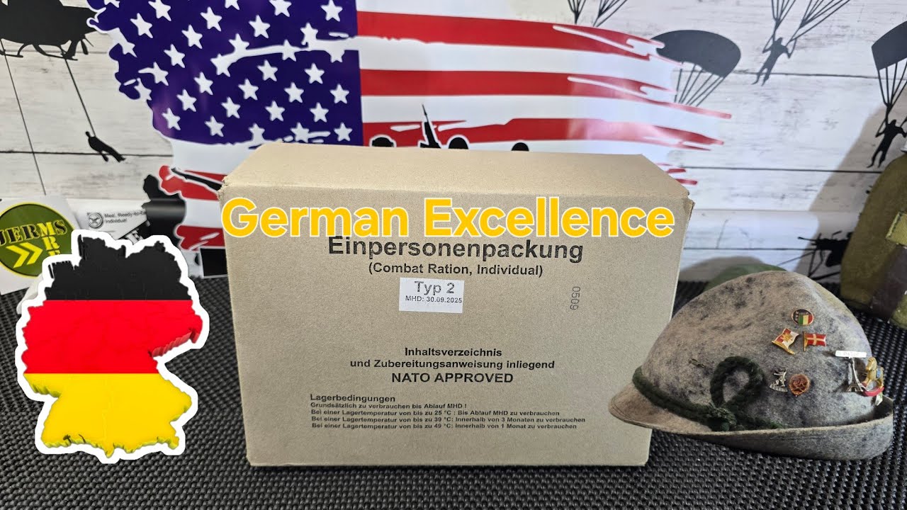 German Military 24-Hour MRE Review 🇩🇪 Absolute Perfection!!