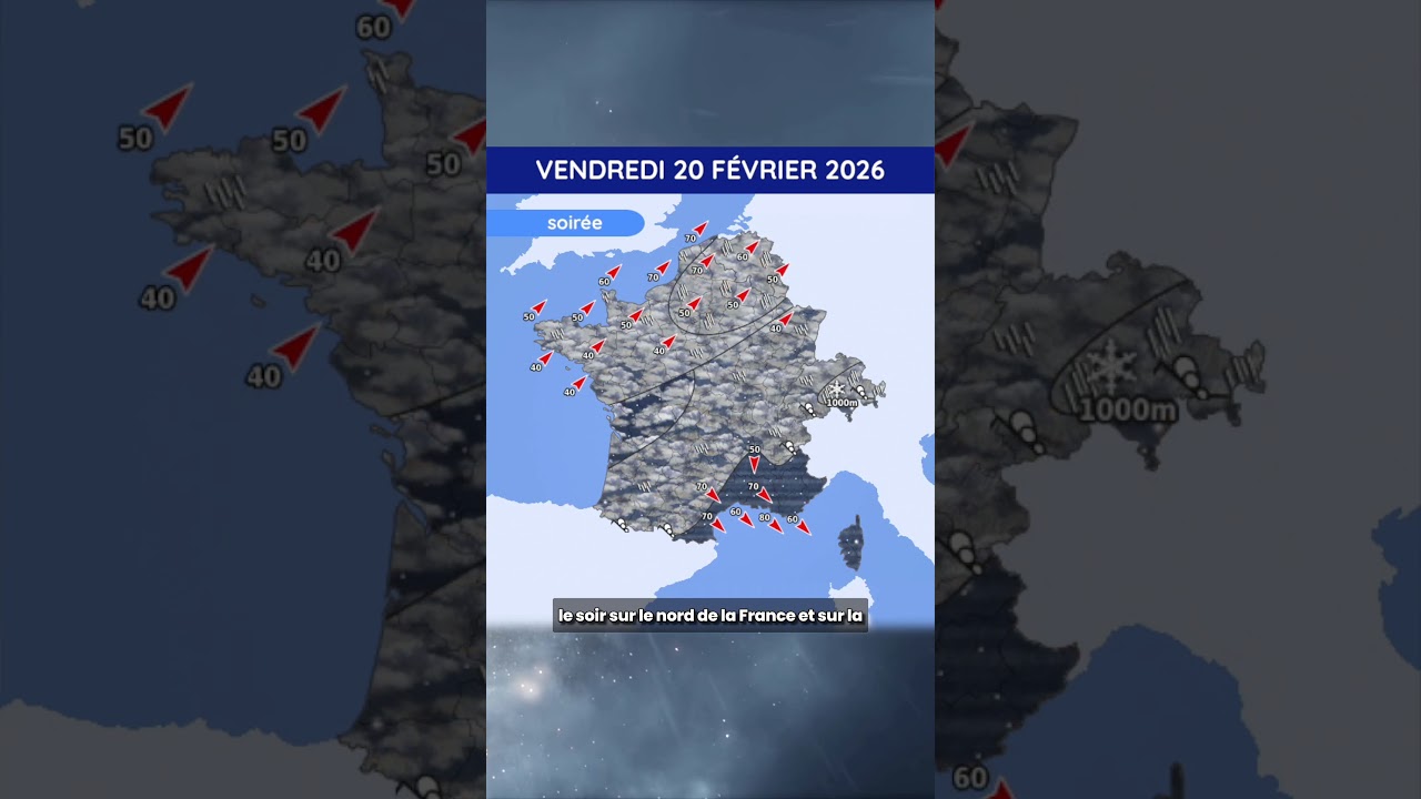 M&eacute;t&eacute;o du Vendredi 20 au Dimanche 22 F&eacute;vrier 2026