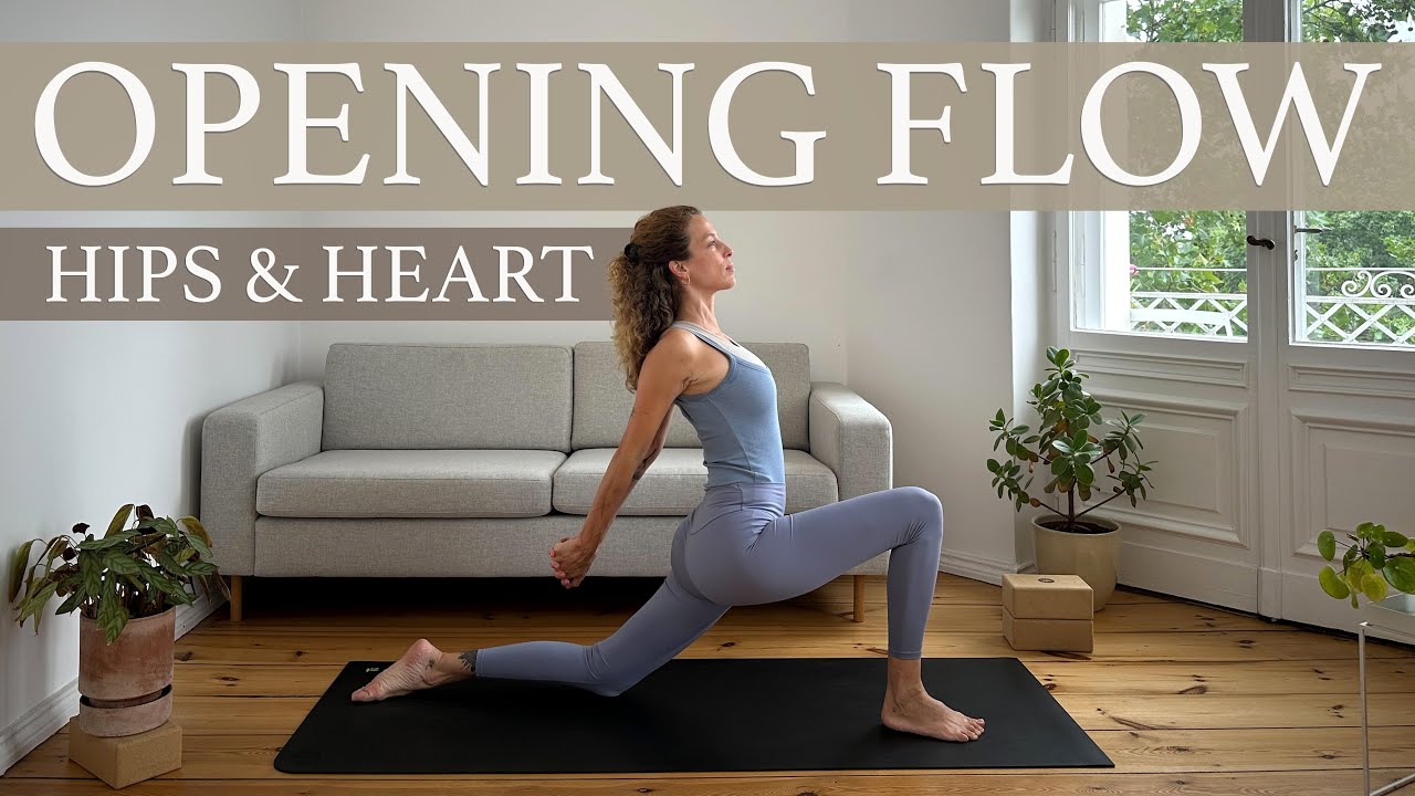 Yoga Vinyasa Flow for Hips and Heart Opening | 50 Min Yoga Flow