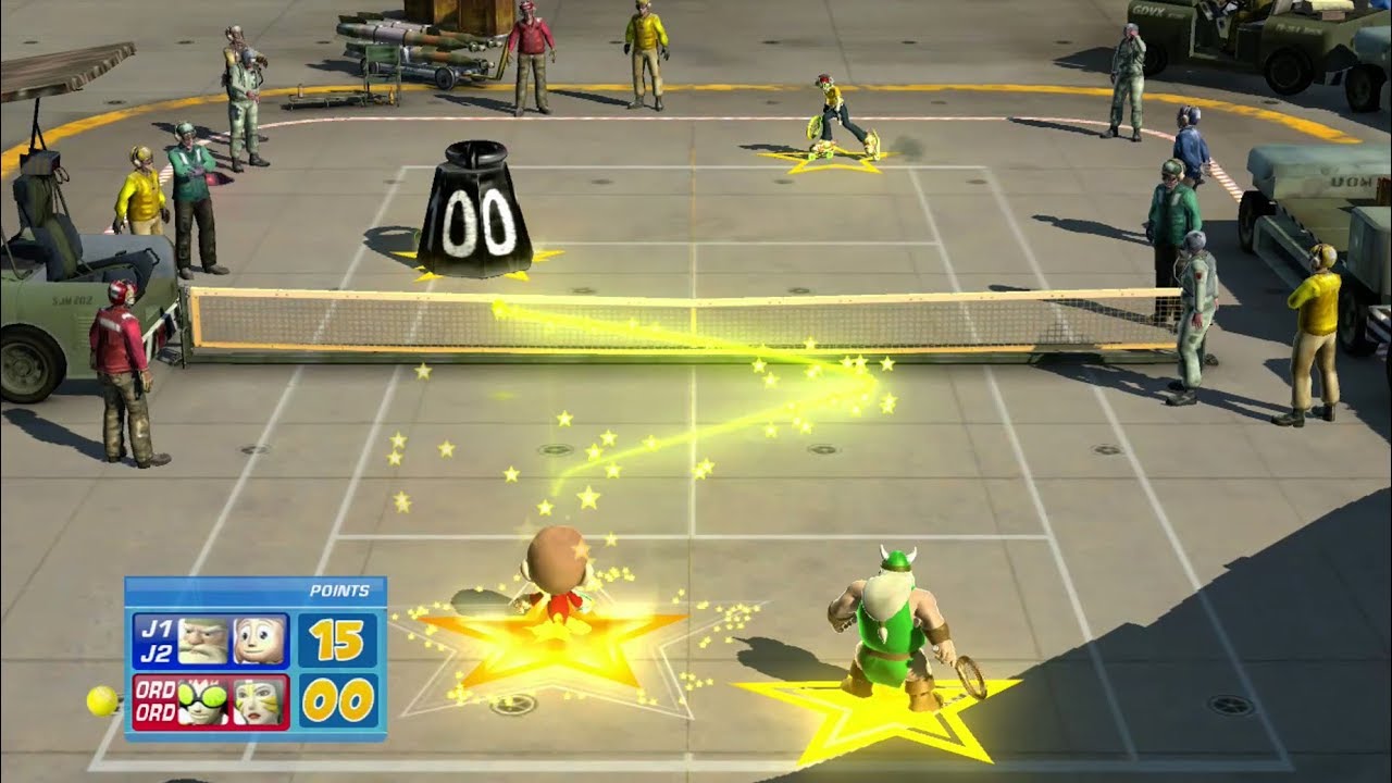 Sega Superstars Tennis - Double : Gilius & Alex Kidd vs Beat & Gum