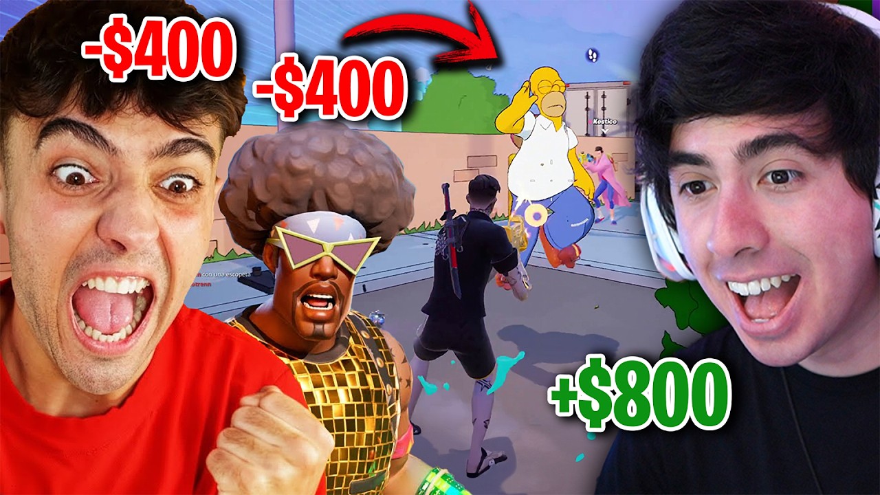 ROBÉ $800 USD a HIPER y AGUSTÍN en el TORNEO de GREFG de FORTNITE 🤑 Copa Rosquilla