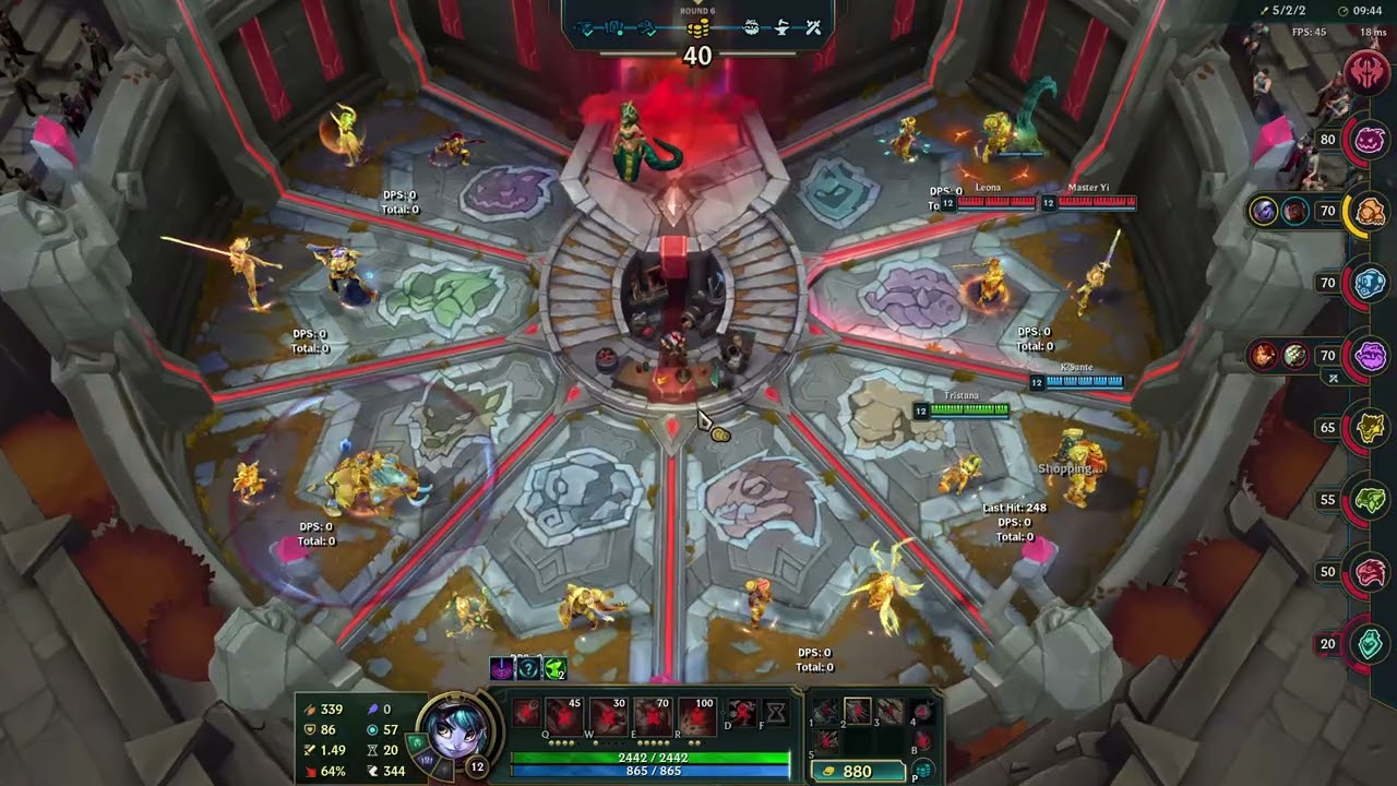 LoL Arena 3rd place Tristana+K'Sante