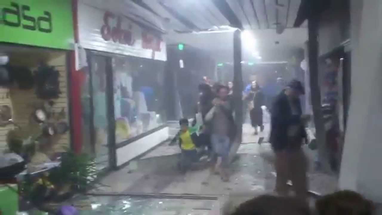 Terremoto en Iquique mall Zofri 01-04-2014