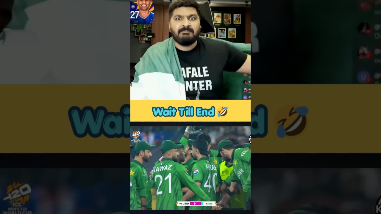 furqan bhatti reaction on ind vs pak 🤣  #pakreaction  #criczone #cricket #shorts
