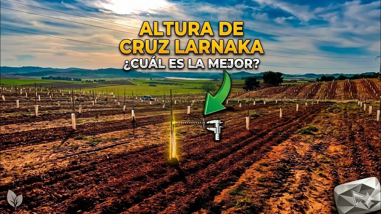 Poda Larnaka (altura cruz), Plantacion injerto en campo.