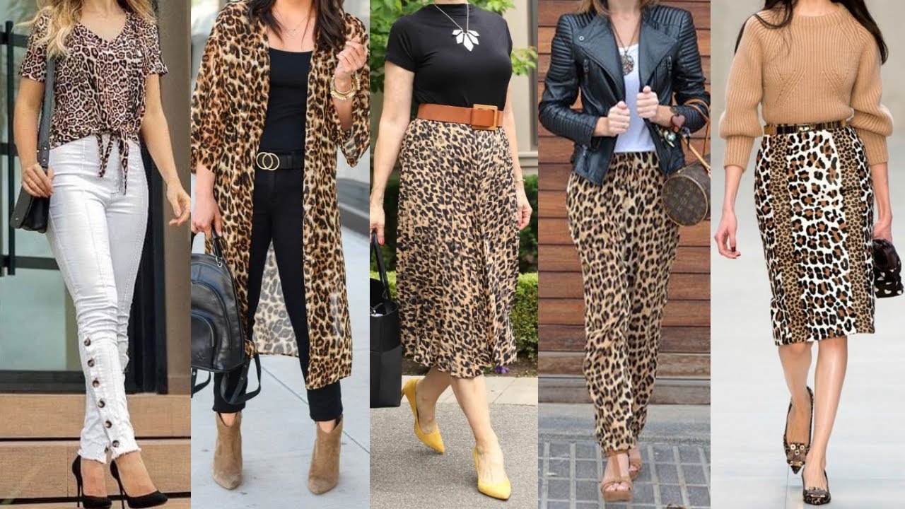 COMO COMBINAR EL ESTAMPADO ANIMAL PRINT PARA QUE SE VEA  ELEGANTE