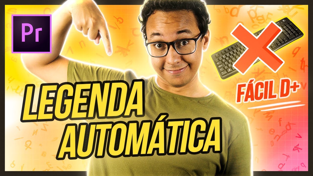 Como colocar LEGENDA AUTOMÁTICA NOS SEUS VÍDEOS com o PREMIERE PRO!