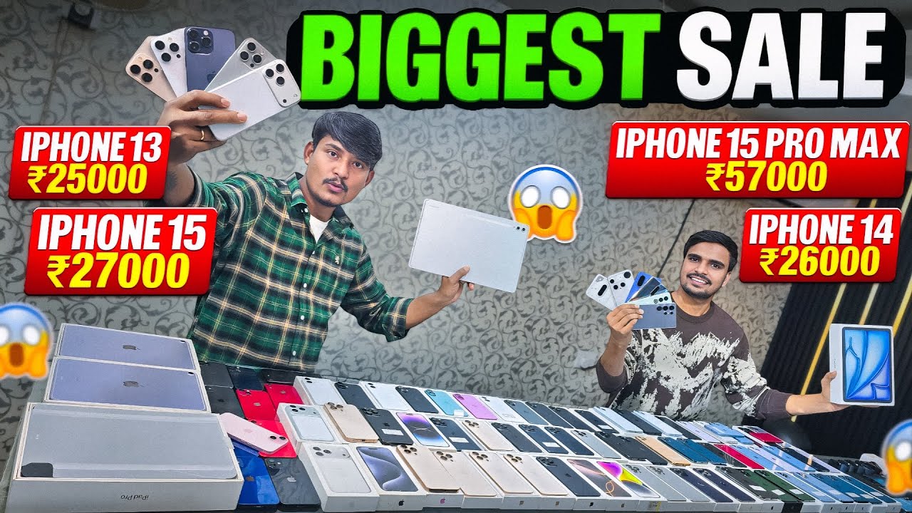 BIGGEST SALE EVER🤩Cheapest iPhone Market in Patna | Second Hand Mobile