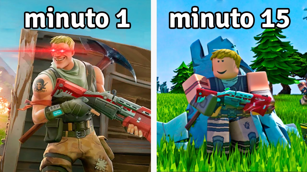 Fortnite mas &eacute; uma C&oacute;pia PIOR a cada 5 Minutos