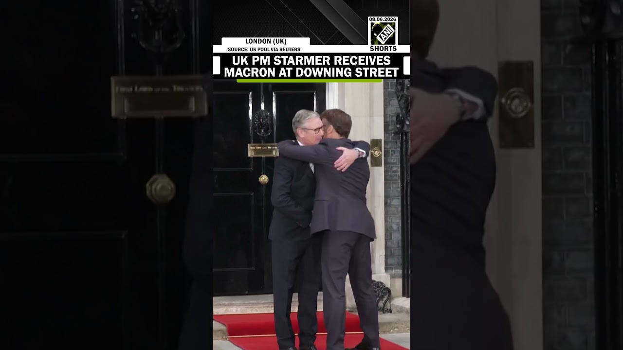UK PM Starmer receives French President Macron at Downing Street for talks with Merz, Zelenskyy
