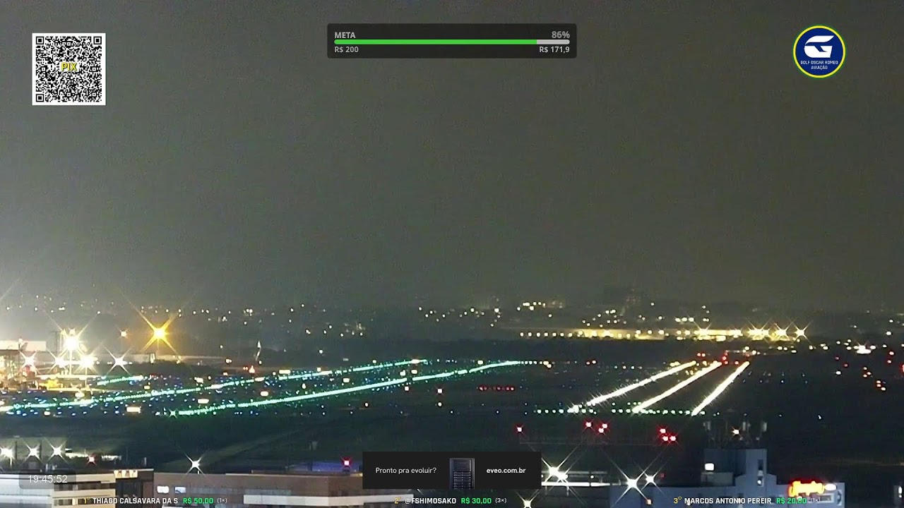 SBGR 10L LIVE - Aeroporto Internacional de São Paulo AO VIVO - GRU Airport - 18/02 Manhã