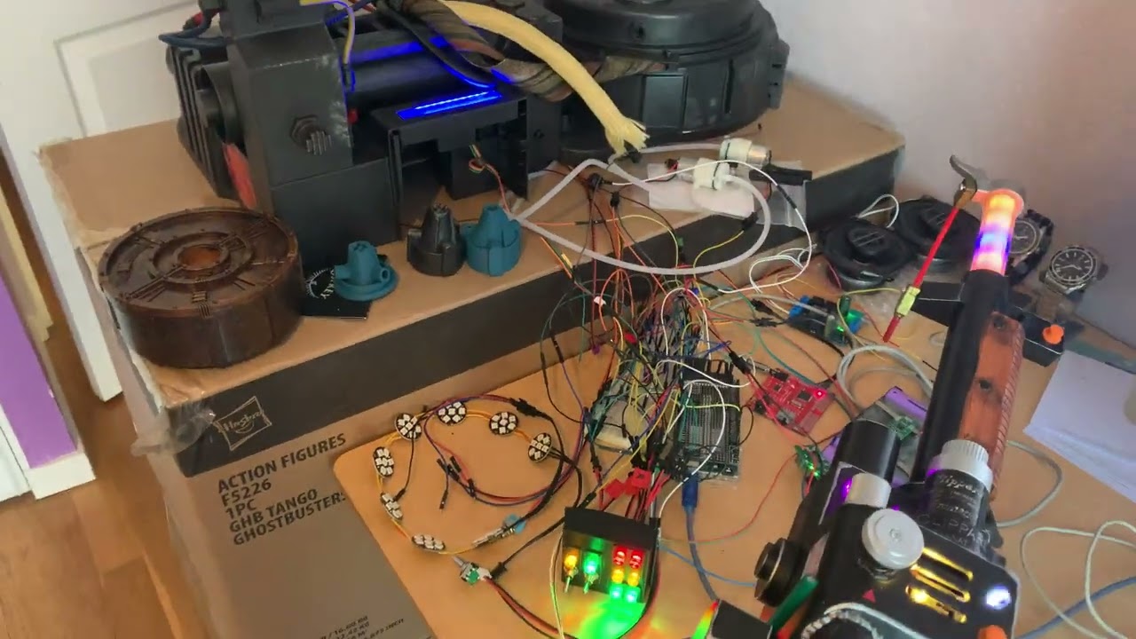 Haslab Proton Pack Microcontroller Replacement Progress 11 (Wand Finished)