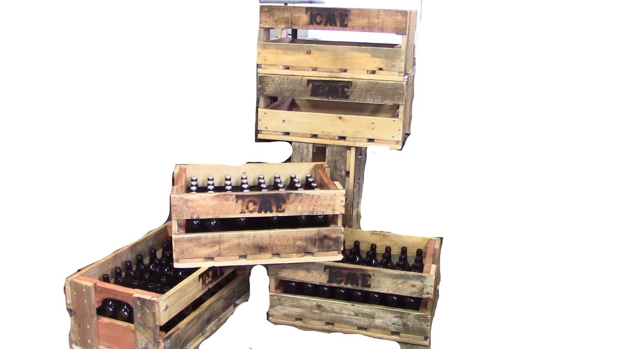 Making beer bottle crates from recycled pallets