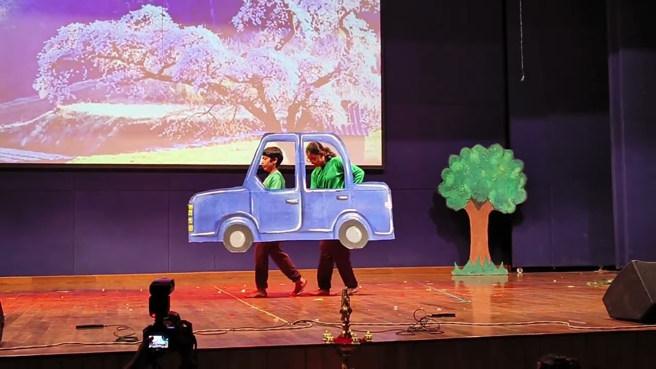 Akshara International school class 6th Save tree performance
