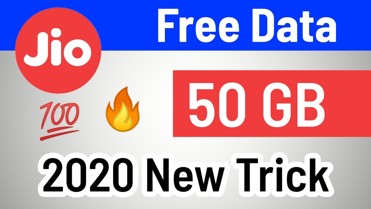 Jio Recharge Trick 2020 - Free 50GB Extra Data