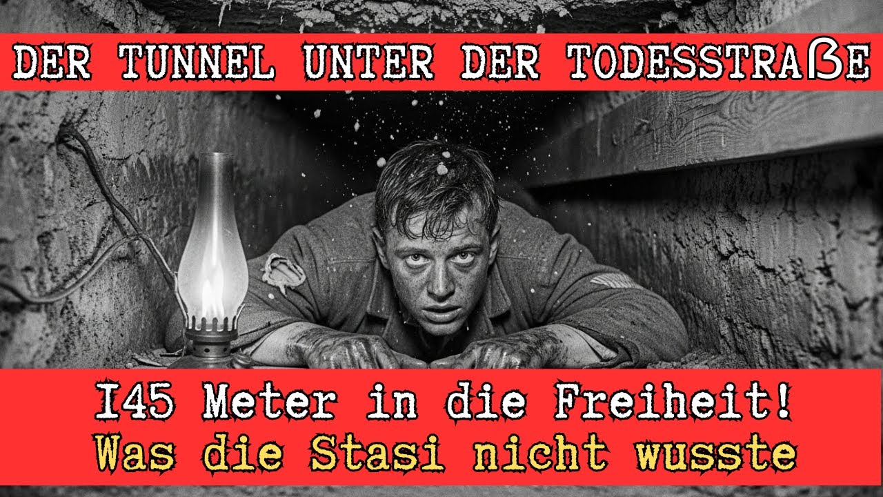 DER TUNNEL UNTER DER TODESSTRAẞE – 145 Meter in die Freiheit | Wahre Geschichte
