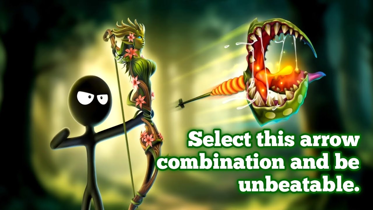 One of the best arrow combination for Stickman Archer #stickmanarcher #jkngaming #bestarcherygames 