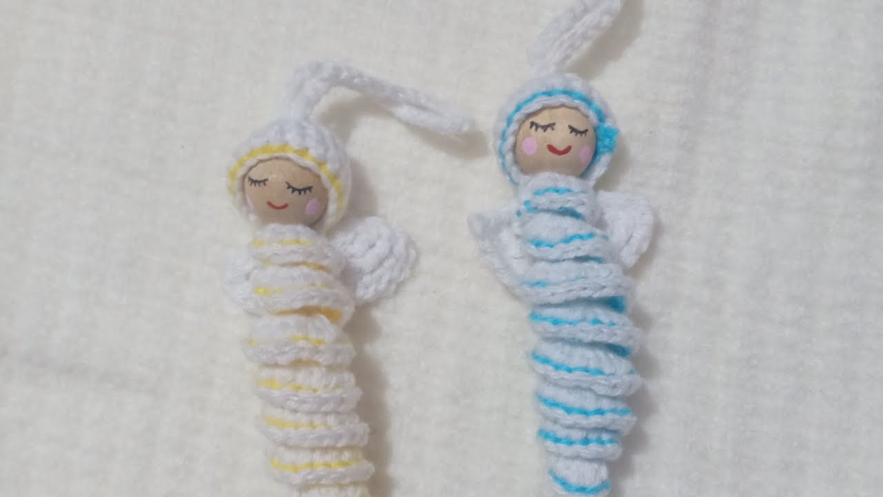 Tutorial for spiral angel chrochet ll handmade 