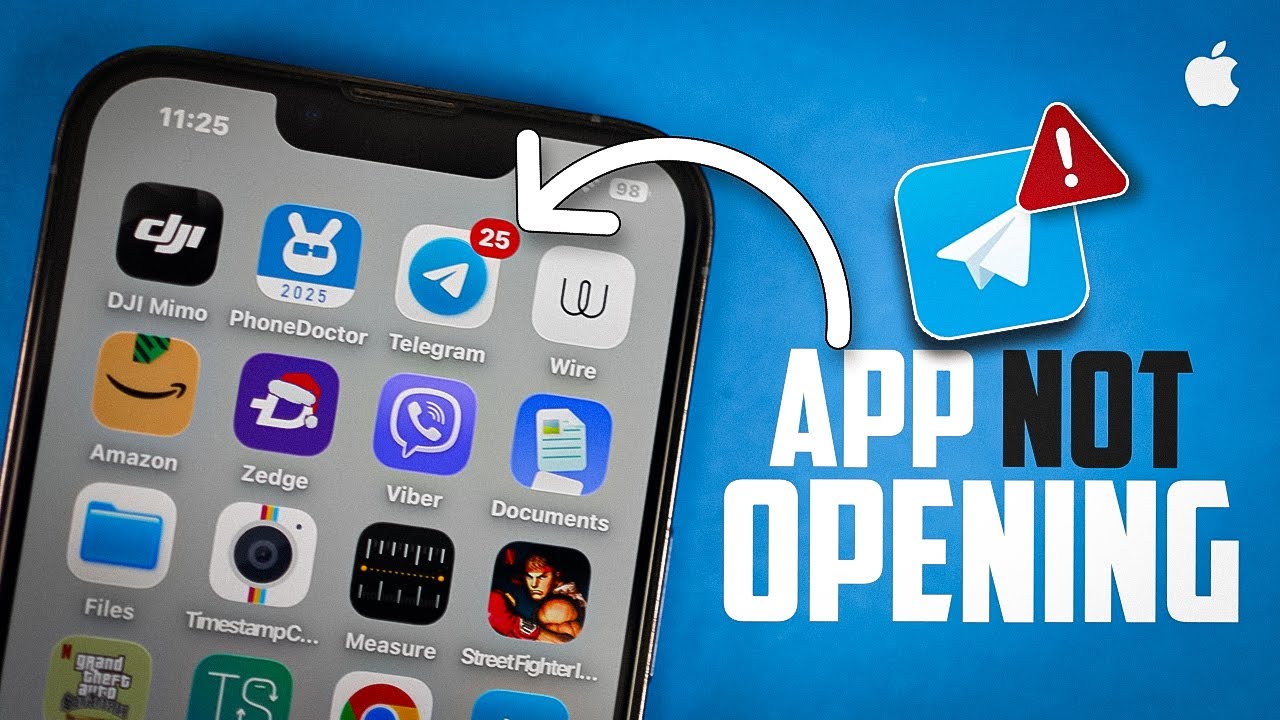 Как исправить проблему с запуском приложения Telegram на iPhone | Как устранить сбои и проблемы с...