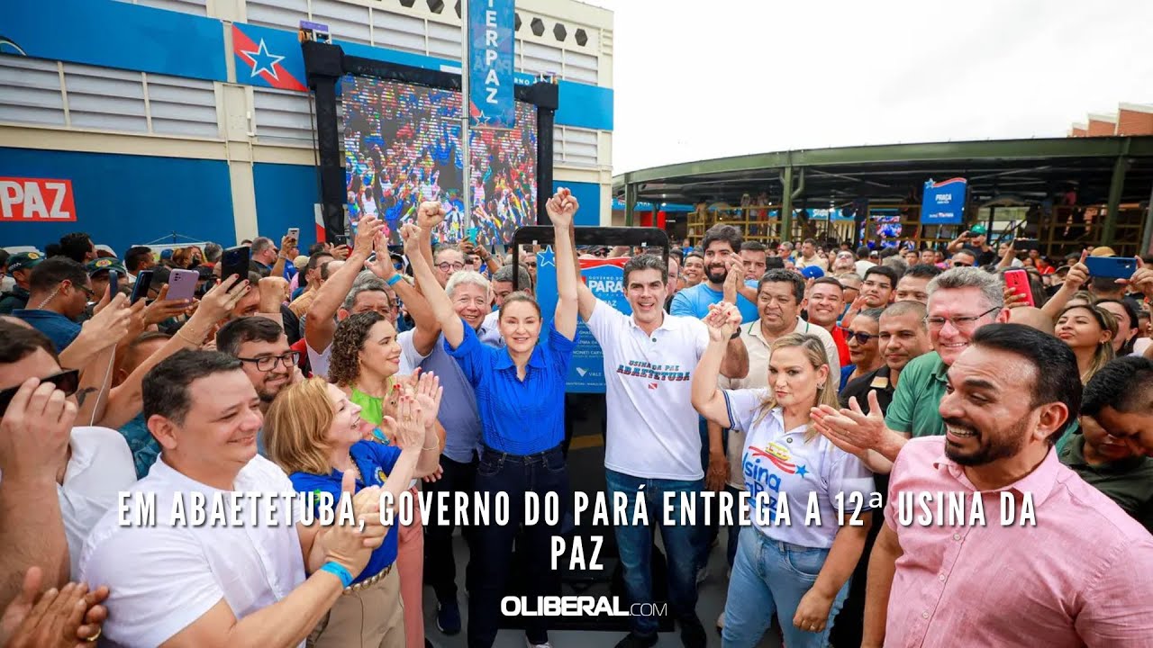 Em Abaetetuba, Governo do Pará entrega a 12ª Usina da Paz