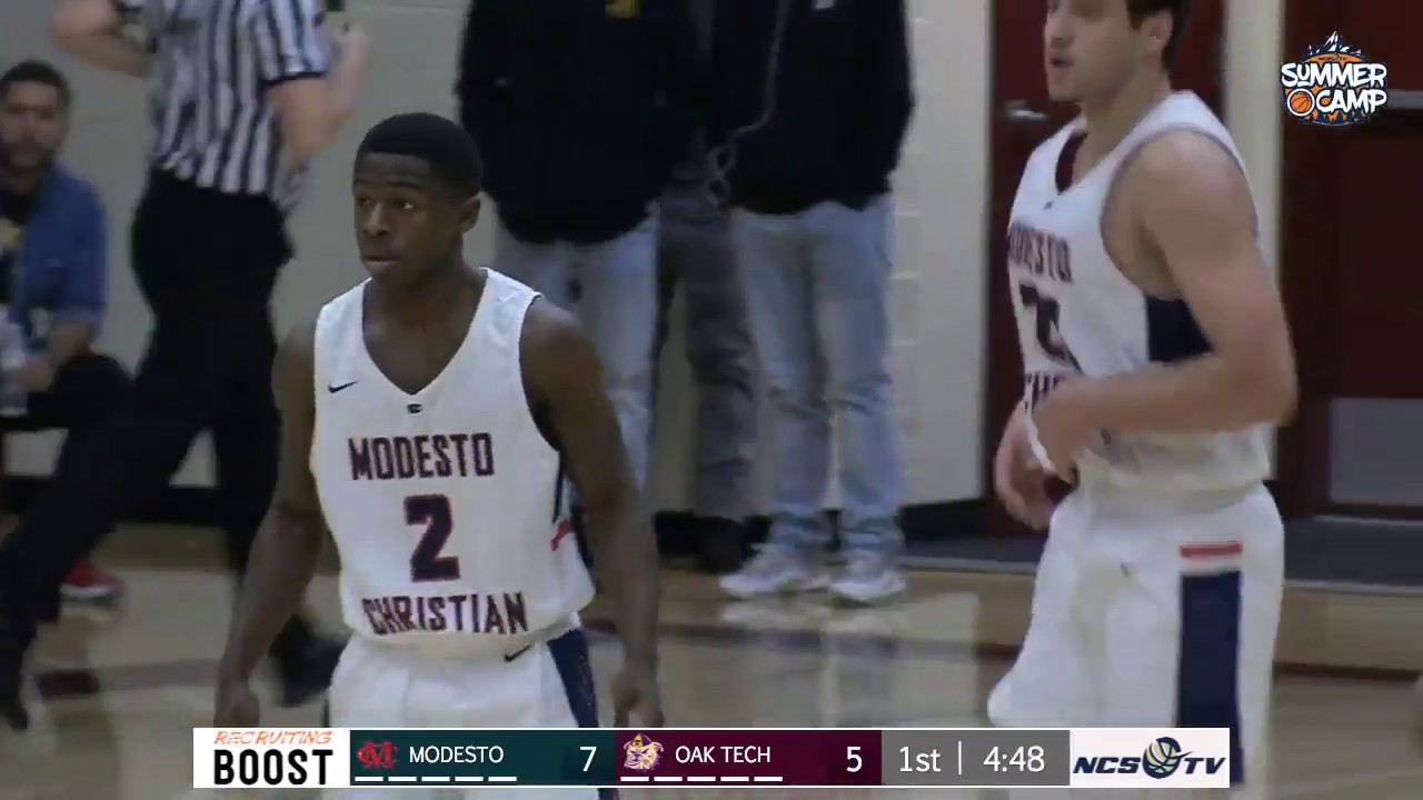 Modesto Christian vs Oakland Tech High School Boys Basketball LIVE 1/11/20