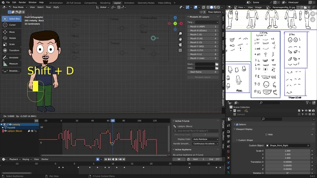 Aula de animação 2D: LipSync Automático