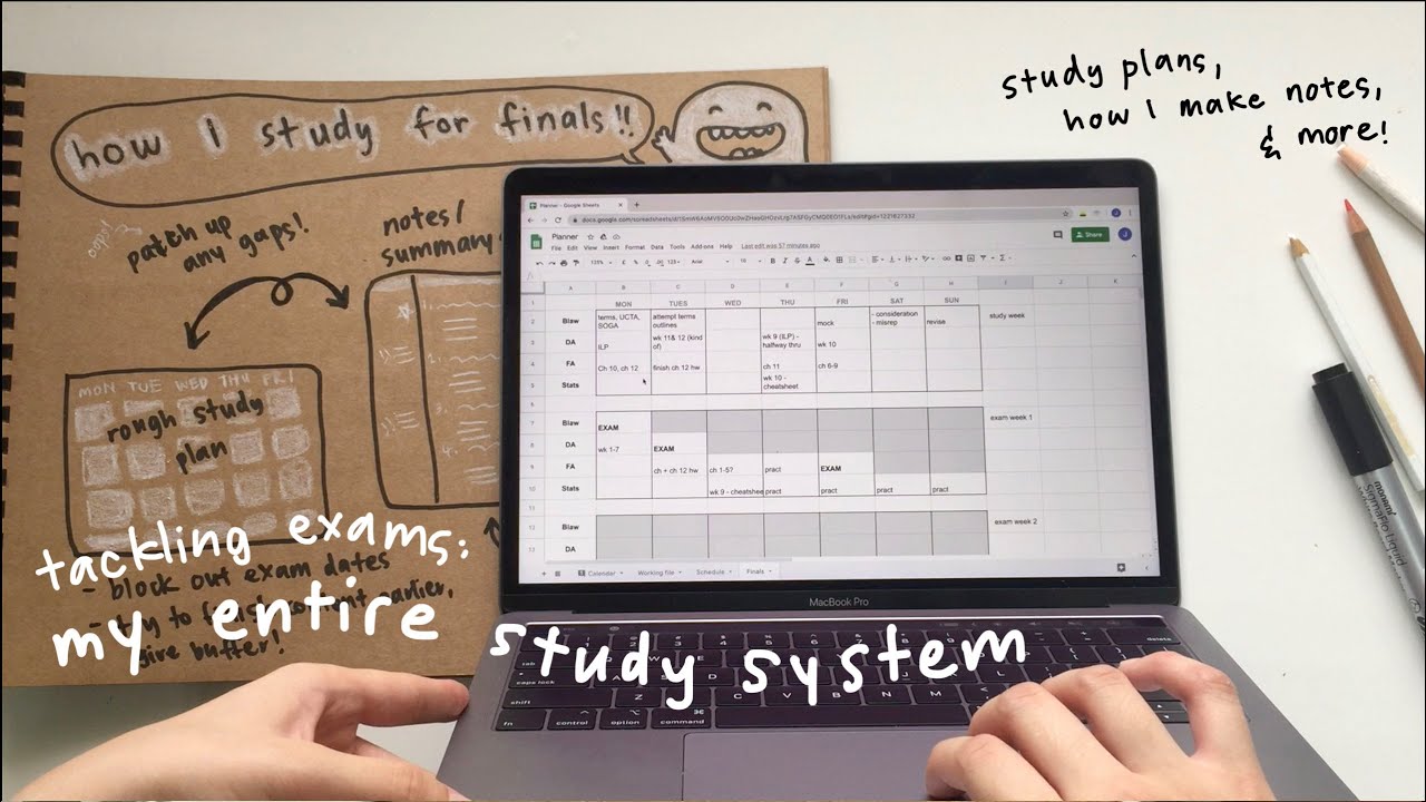 studying for exams: a comprehensive guide (study plans, notes, + more) | study tips