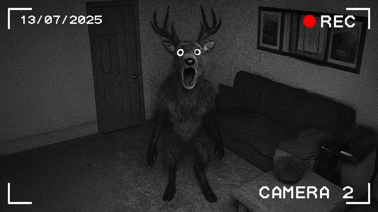 CERF 99 NUITS DANS UNE FORÊT CHEZ MOI DANS LA VRAIE VIE ! 😨 CAMÉRA DE SURVEILLANCE !