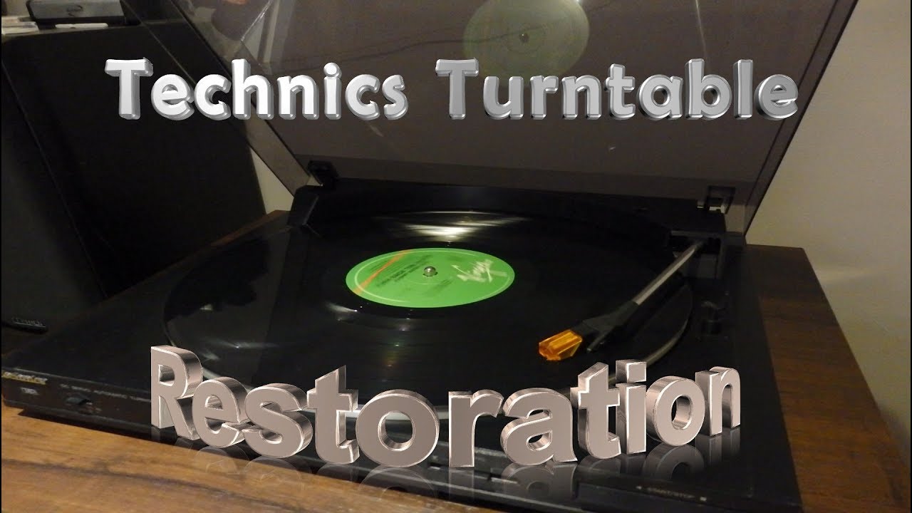 Реставрация вырванного из колеи проигрывателя Technics SL-J110R