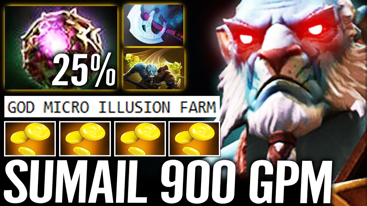 🔥 Sumail 900 GPM Phantom Lancer - 100% God ILLusion Micro Skill WTF Hard Comeback Dota 2 Pro Carry