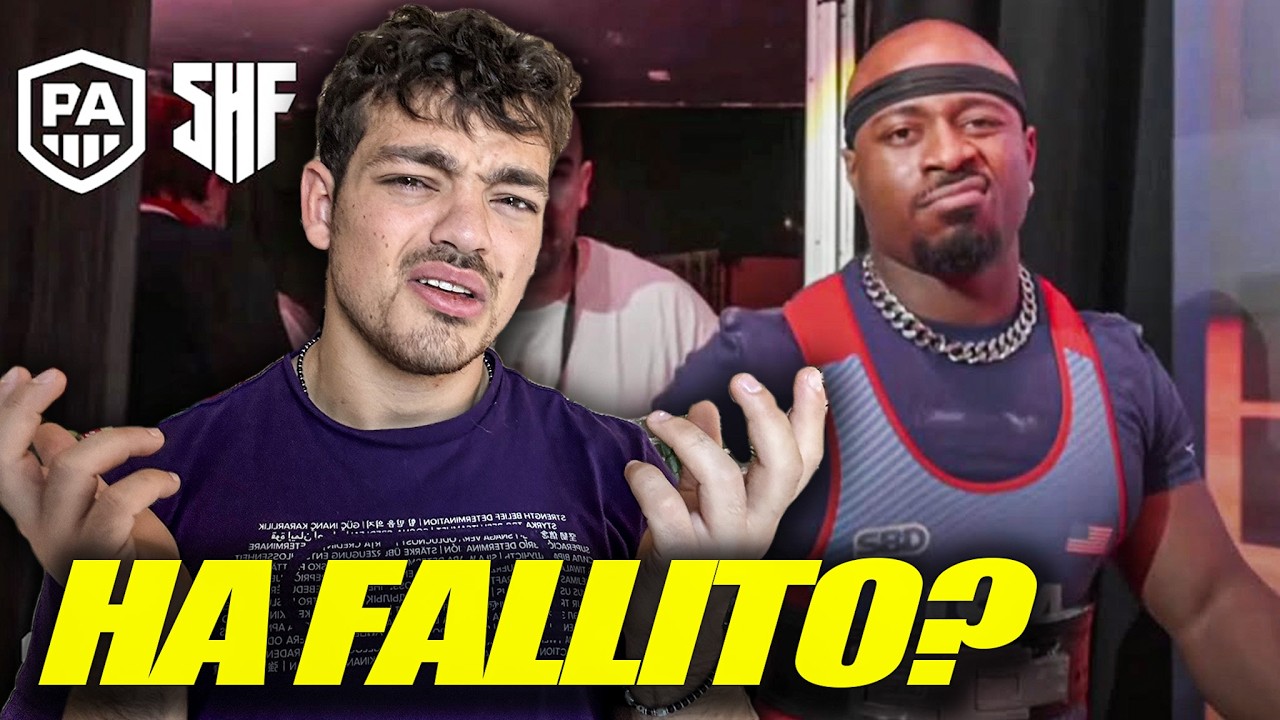 IL POWERLIFTER PIU' FAMOSO DELLA STORIA HA FALLITO A SHEFFIELD?