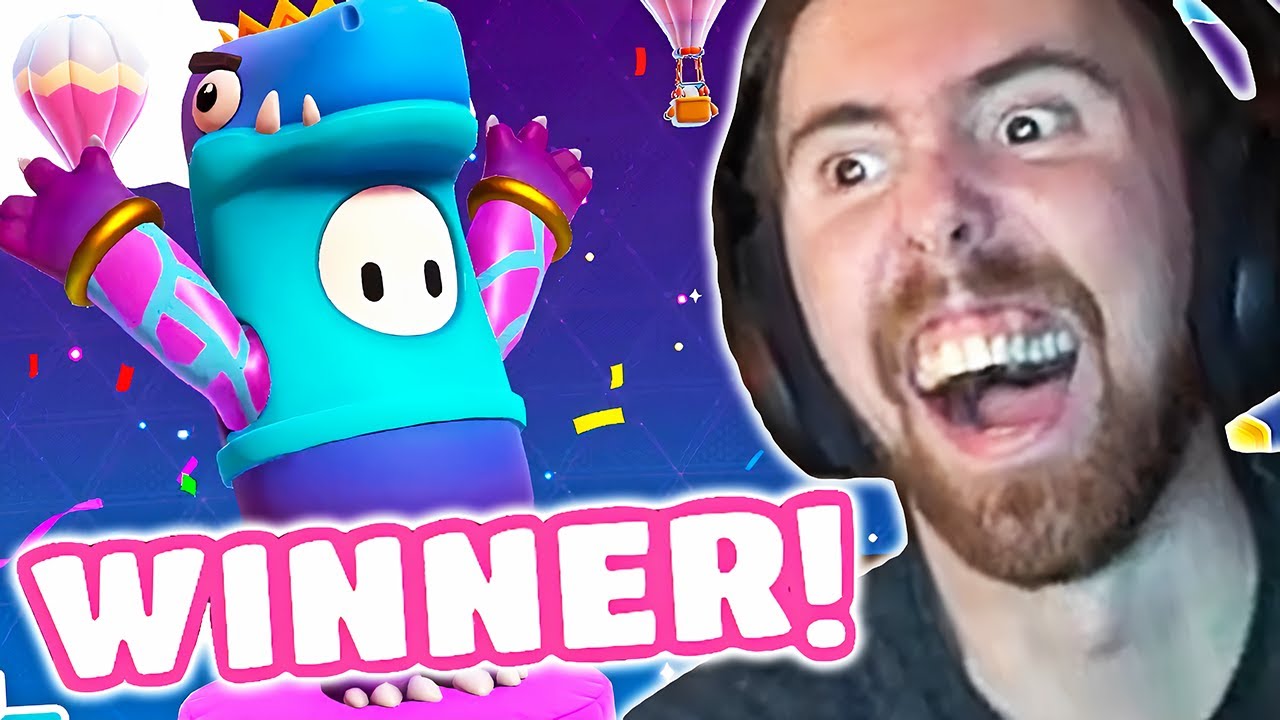 A͏s͏mongold Best FALL GUYS Games & FIRST WIN (Right After TimTheTatMan)