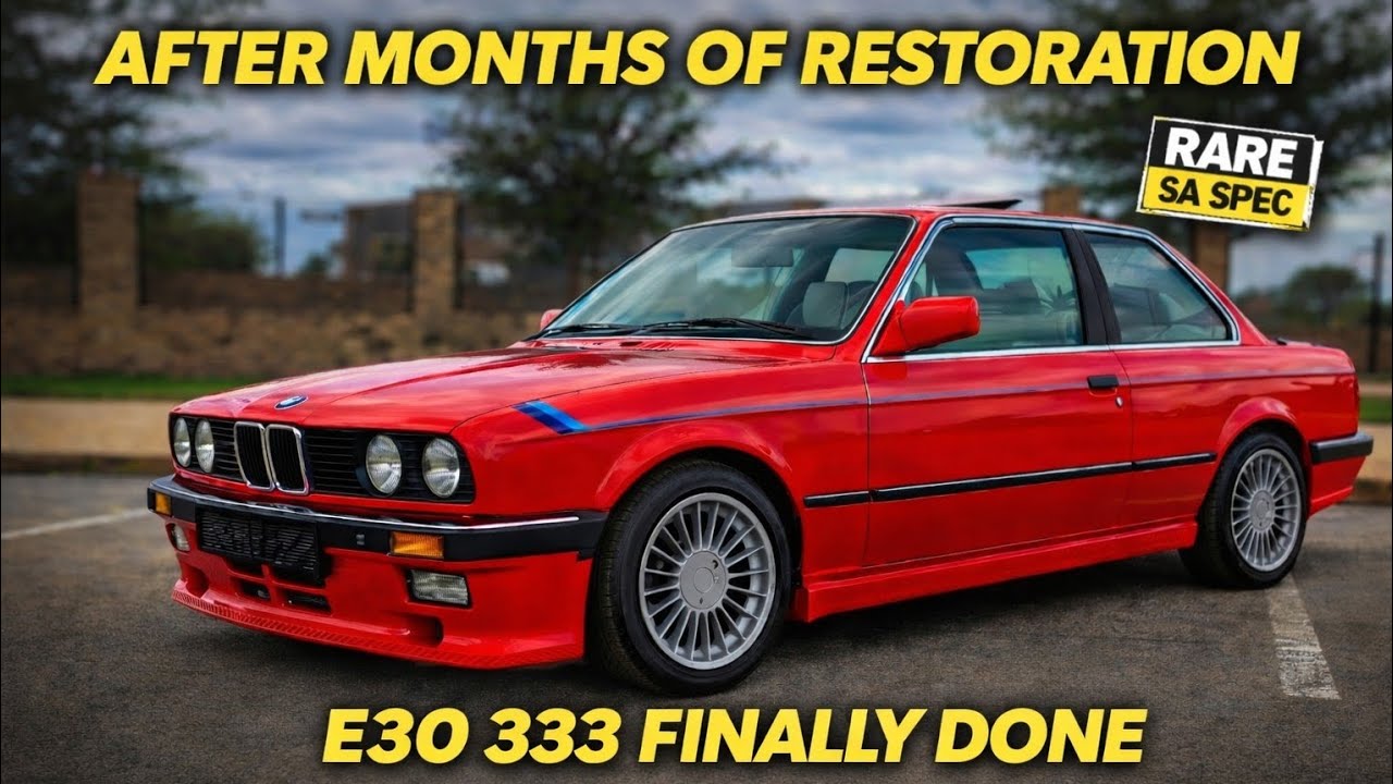 Самый редкий BMW E30 из когда-либо созданных? | Полная реставрация BMW 333i в цвете «Хна»: презен...