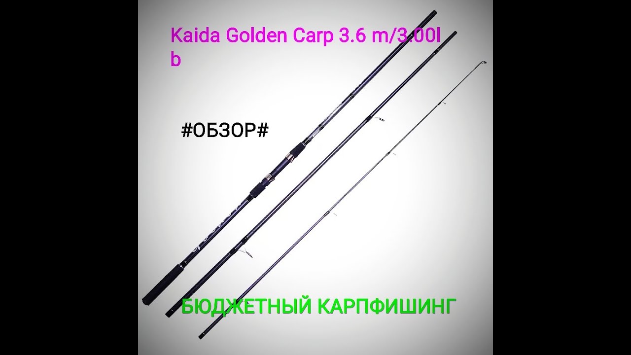 KAIDA GOLDEN CARP 3.6 m 3.00 lb #ОБЗОР#