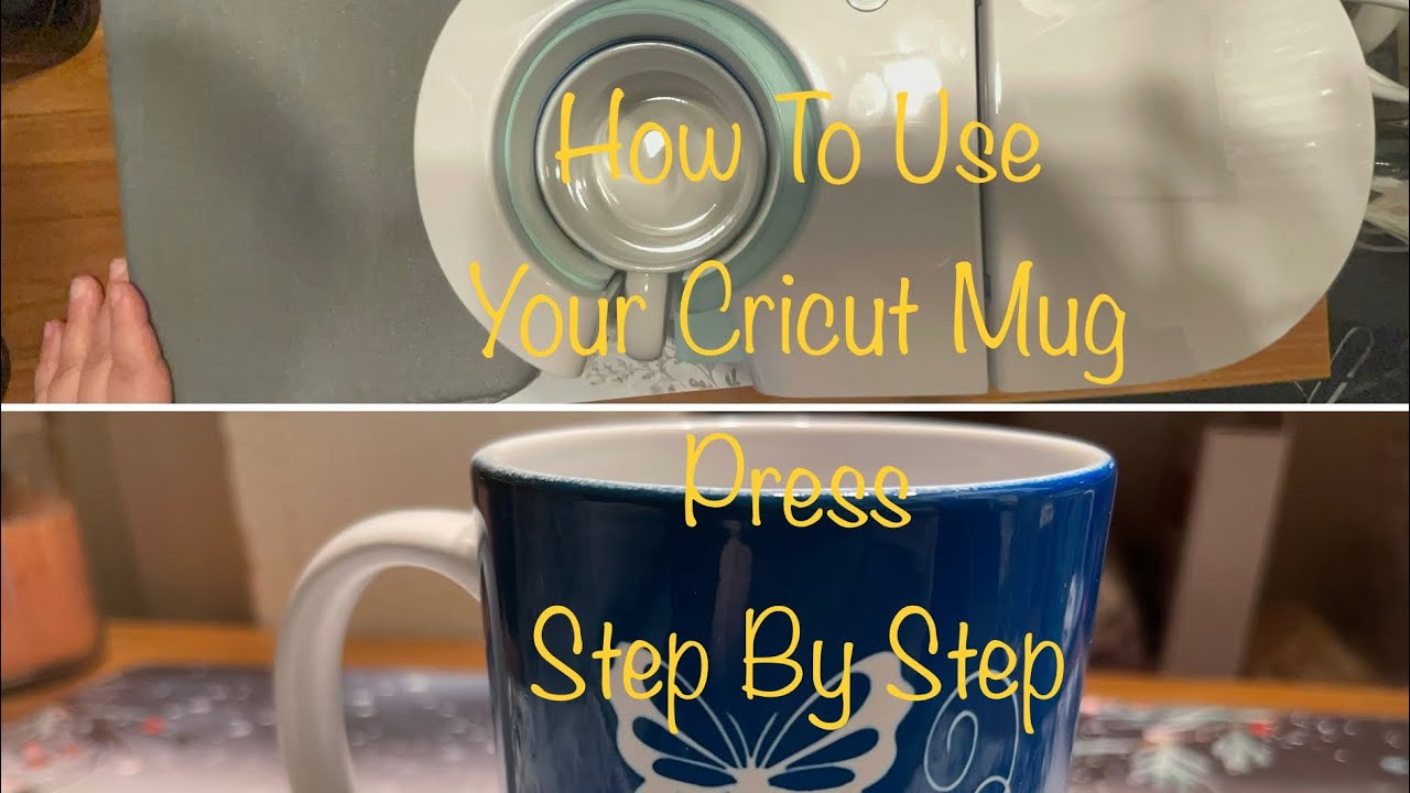 Making a mug step by step with the Cricut mug press