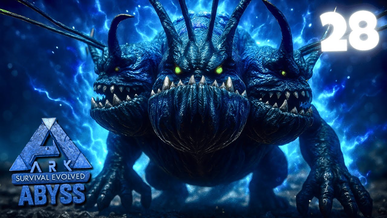 OMG! A Secret 3-Headed Monster Boss in ARK 😱 (DAY 28) | Ark Survival Evolved ABYSS WORLD