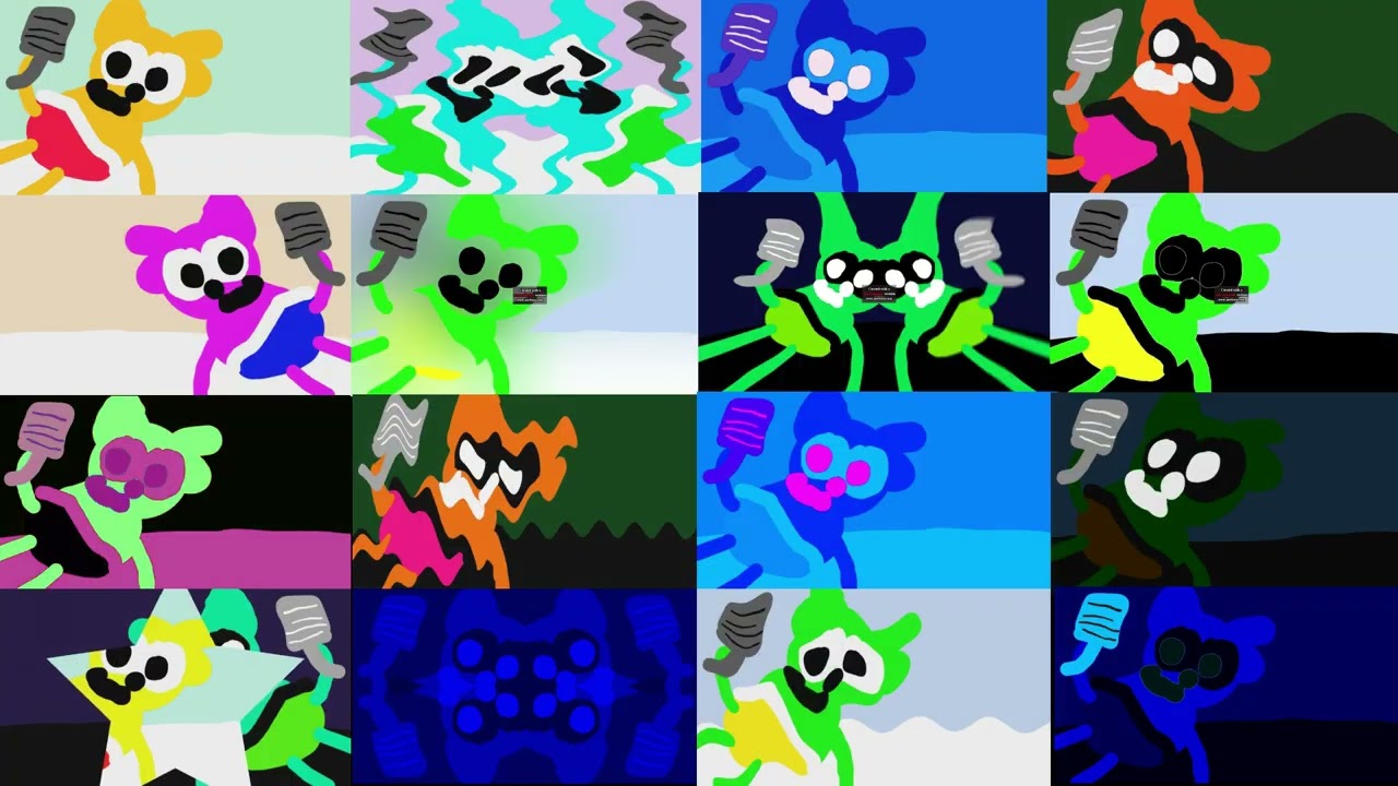 (LOUD) 16 Ve666 hd KlaskyKlaskyKlaskyKlasky Gummy Bear Paint 3D Song Version