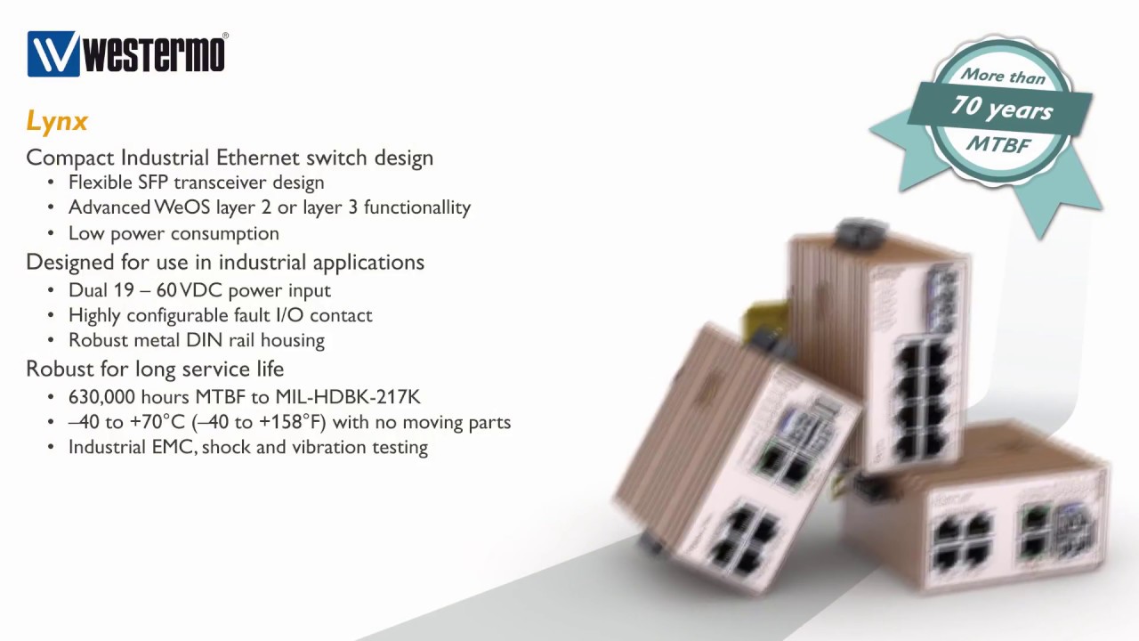 Lynx - Rugged switches and device servers for industrial Ethernet