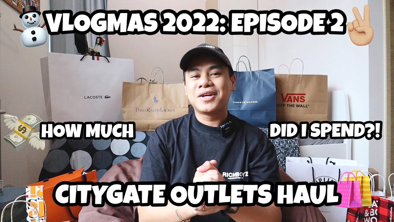 #VLOGMAS 2022: CITYGATE OUTLETS HONG KONG HAUL | HOW MUCH DID I SPEND FOR MY CHRISTMAS SHOPPING? 💸