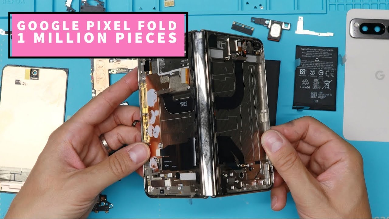 Googe Pixel Fold MILLION Pieces Disassembly Teardown